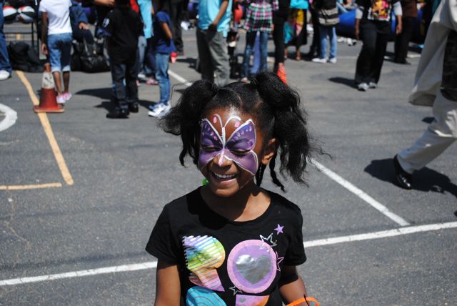 Girl with Face Paint